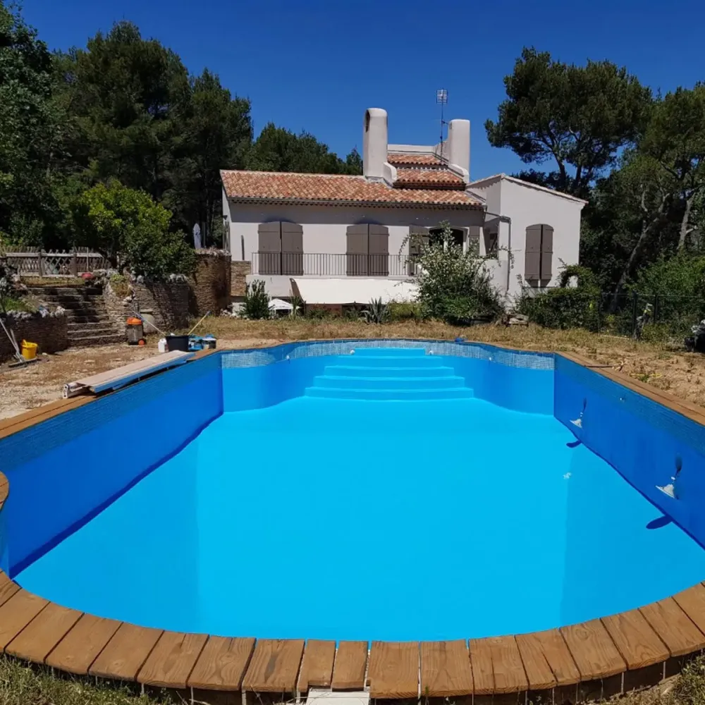 Chantier de rénovation de piscine sur Tarascon - Juin 2026